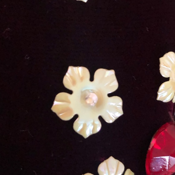 Vintage 60’s velvet sequin beaded sequin cape - Picture 4 of 16